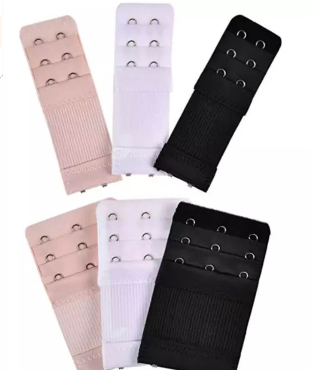 Bra Accessories for Women Bras Extender with 3-Hooks and 3-Rows Any Bra  Waist Band Extension Buckle for Ladies for Smaller Bras During Wait Gaining